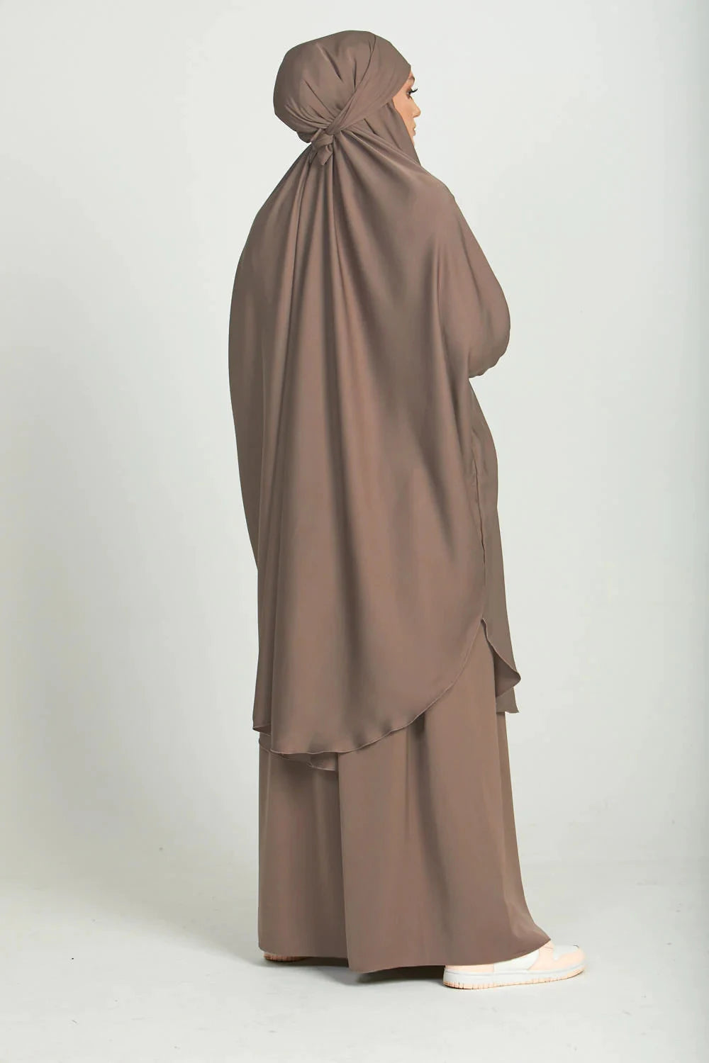 Hiyab musulmán dos piezas, variedad de colores.