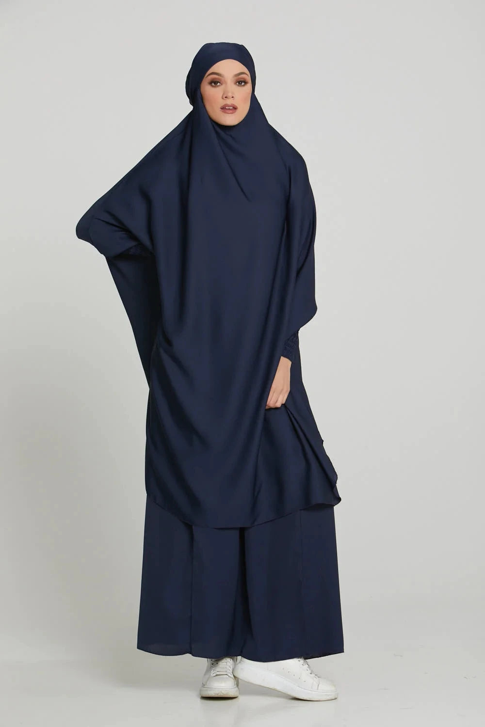Hiyab musulmán dos piezas, variedad de colores.