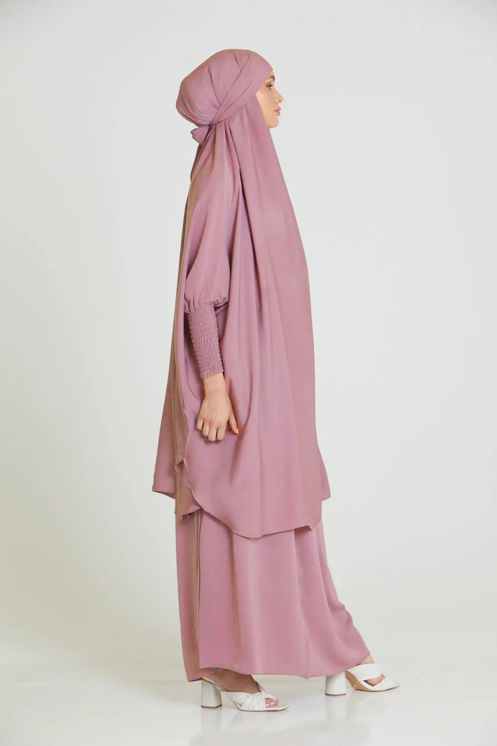 Hiyab musulmán dos piezas, variedad de colores.